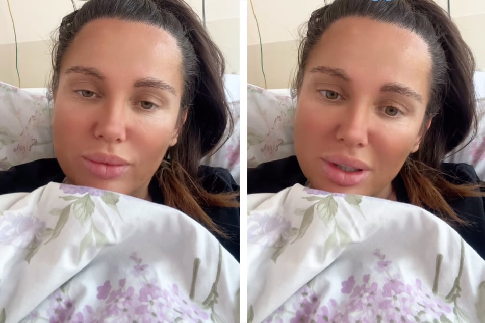 Die 39-Jährige meldete sich am gestrigen Donnerstag mit einem Instagram-Reel aus einer polnischen Klinik - sie erzählte von großen Schmerzen!