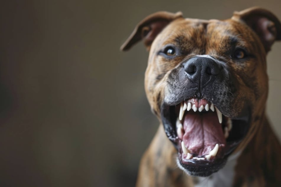 Der Hund wurde durch den Schuss leicht verletzt und später von einem Tierarzt versorgt. (Symbolbild)