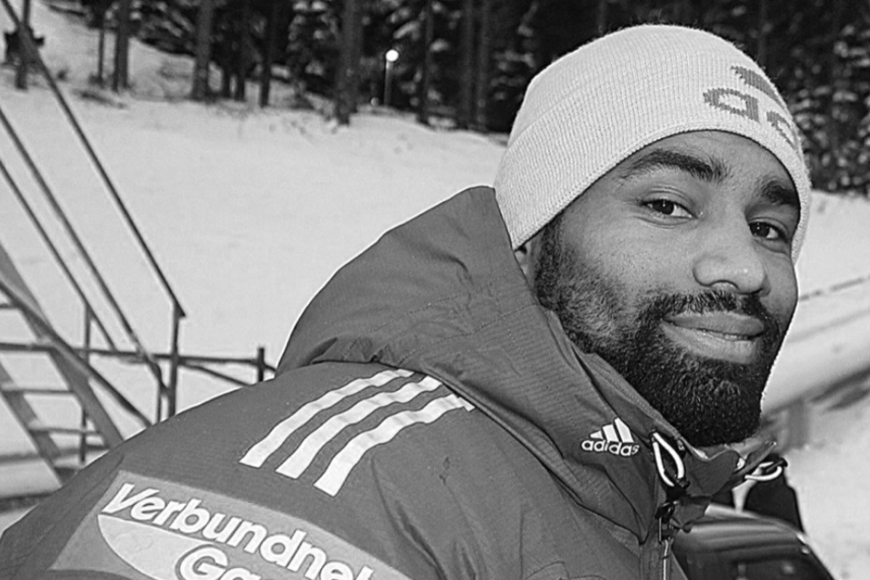 Richard Adjei (†37) bei einem Wettbewerb in Altenberg (Archivbild).