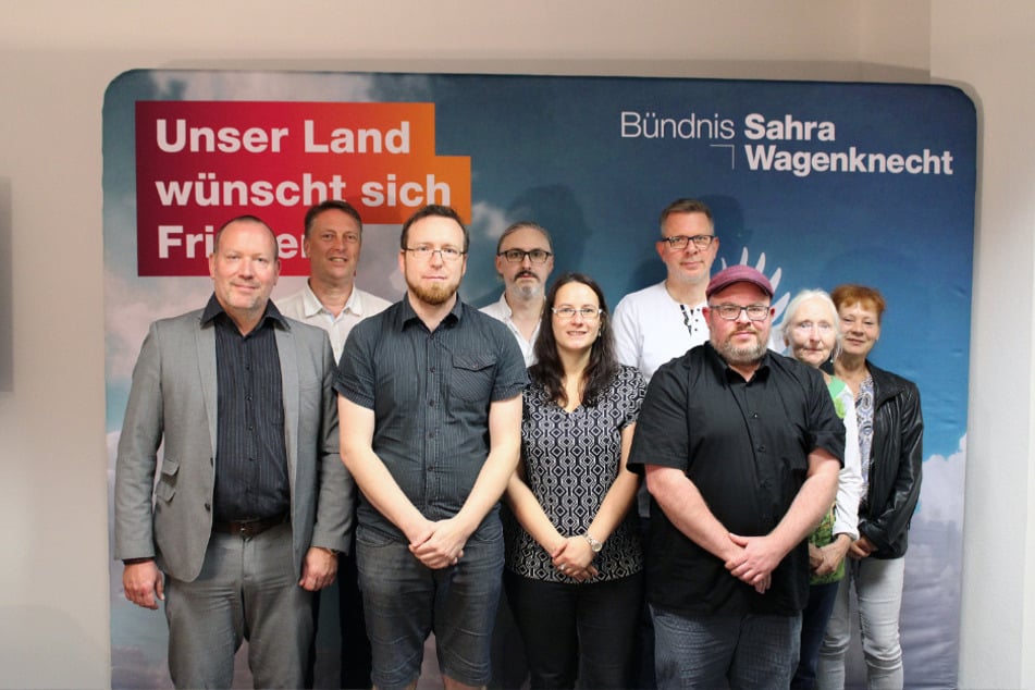 Nico Rudolph (36, 3.v.l.) wurde zum Vorsitzenden gewählt.