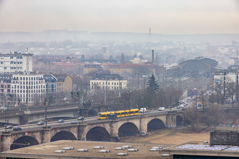 Blick in den diesigen Dresdner Norden, der auch als mögliches Gebiet für Windräder geprüft wird.