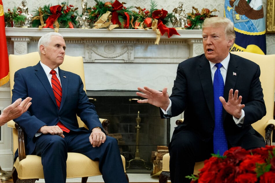Pence (l.) und Trump im November 2018 gemeinsam im Oval Office.