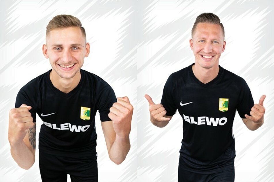 Florian Kirstein (24, l.) und Florian Schmidt (30) bleiben noch ein Jahr in Leipzig.