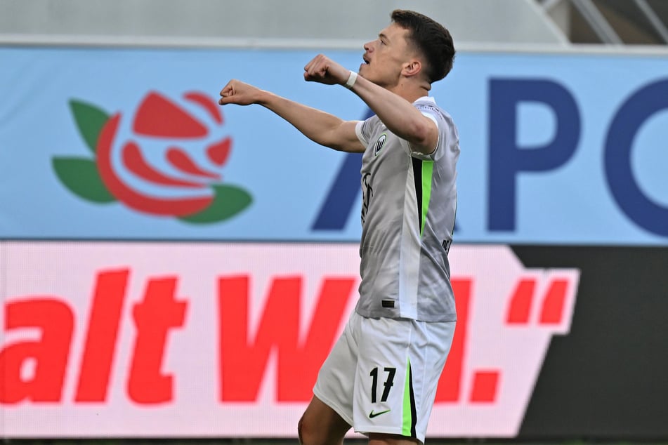 Mit seinen acht Toren war Dzenan Pejcinovic (21) neben Mohammed Amoura bester Bundesliga-Torschütze der Wolfsburger in der abgelaufenen Saison.