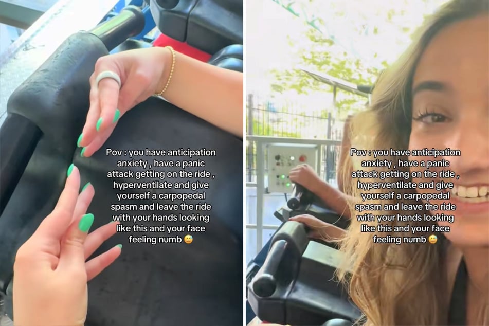 Aspen Mather (21) erlitt im "Lagoon Amusement Park" während einer Achterbahnfahrt eine ausgewachsene Panikattacke.