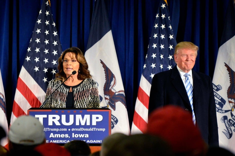 Sarah Palin speaks at a 2016 campaign event in support of Donald Trump (archive image).