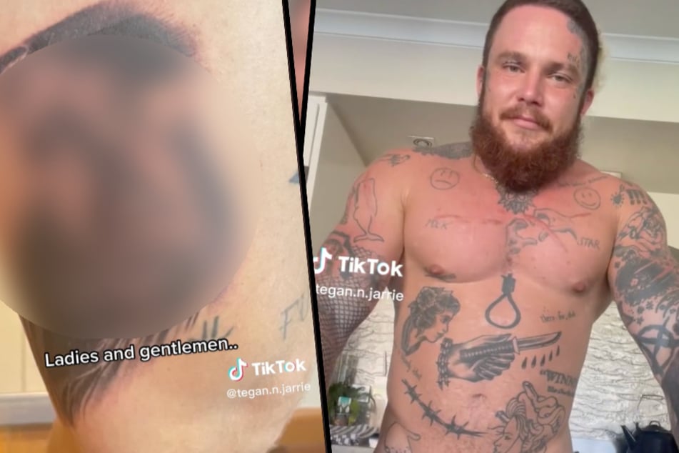 Husband's hilarious tattoo of his wife gets deemed "hands down the greatest" by TikTok