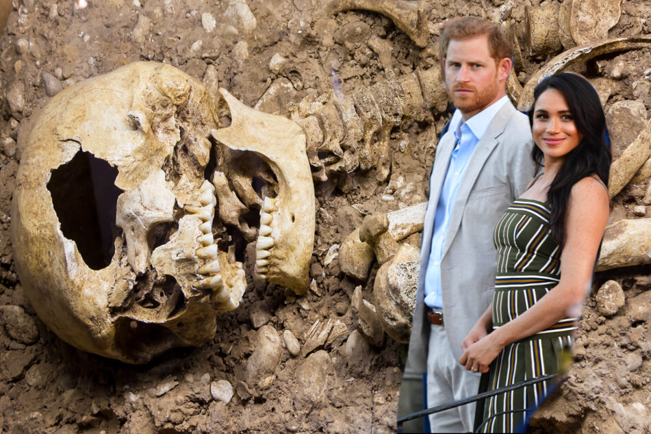 Royally creepy: Human bones found outside Meghan and Harry's multimillion-dollar home