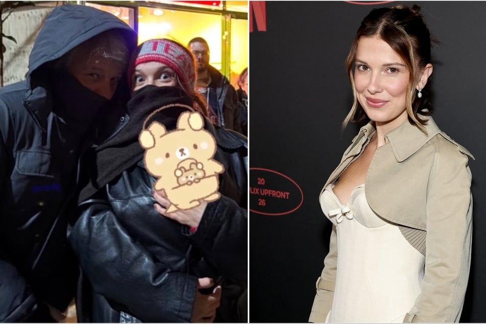 Millie Bobby Brown (r.) dished on how her life changed after adopting her baby girl last year.