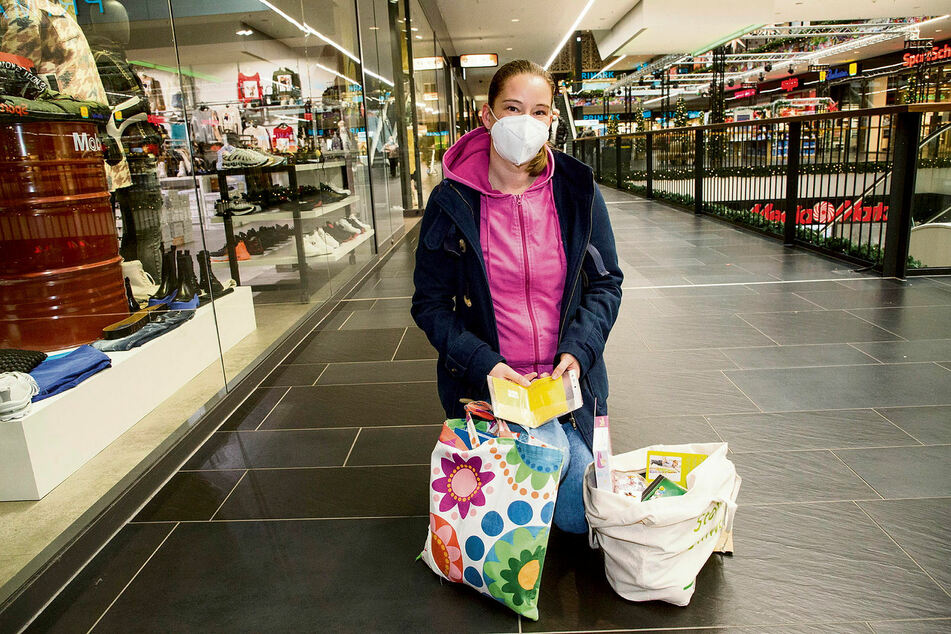 Kundin Diana Nessau (38) ist geimpft, konnte darum entspannt shoppen.
