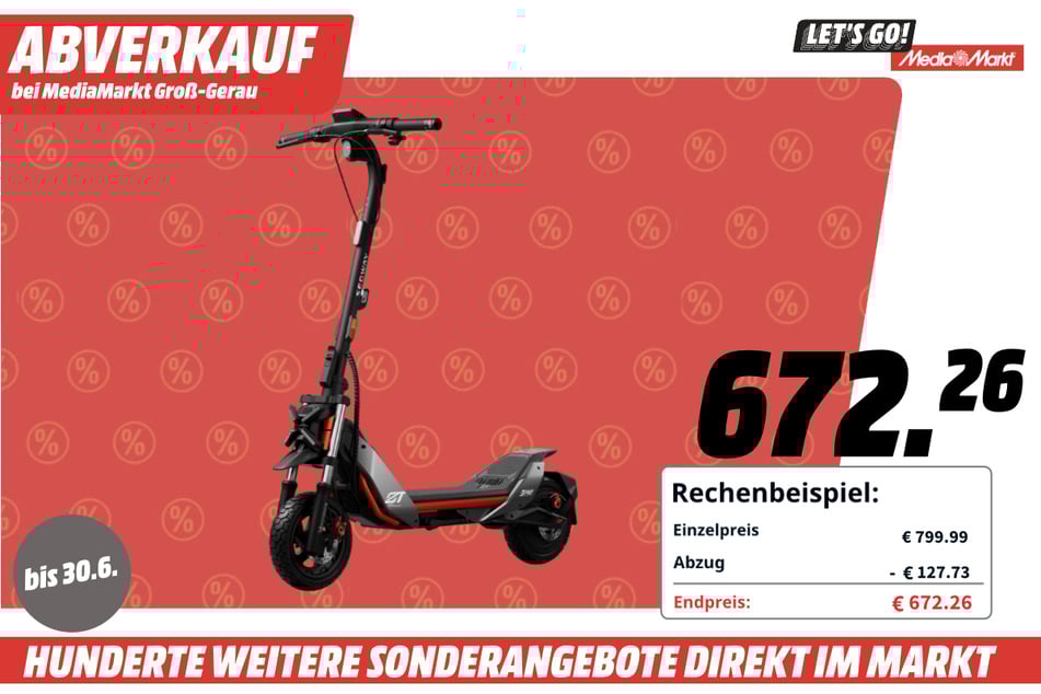 Segway-E-Scooter für 672,26 Euro.