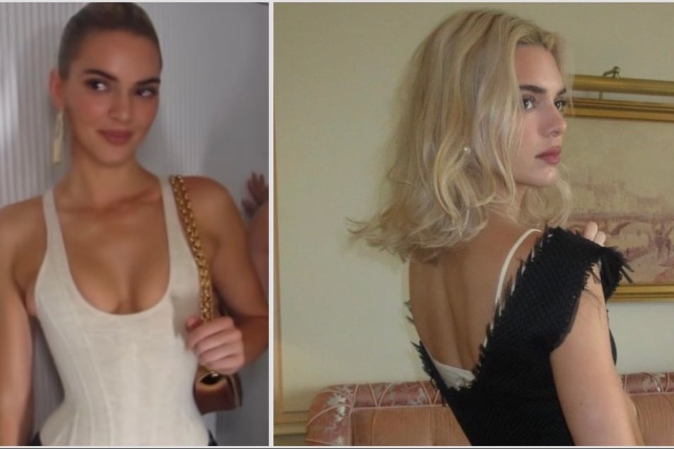 Kendall Jenner proves blondes have more fun in footage from Paris Fashion Week!