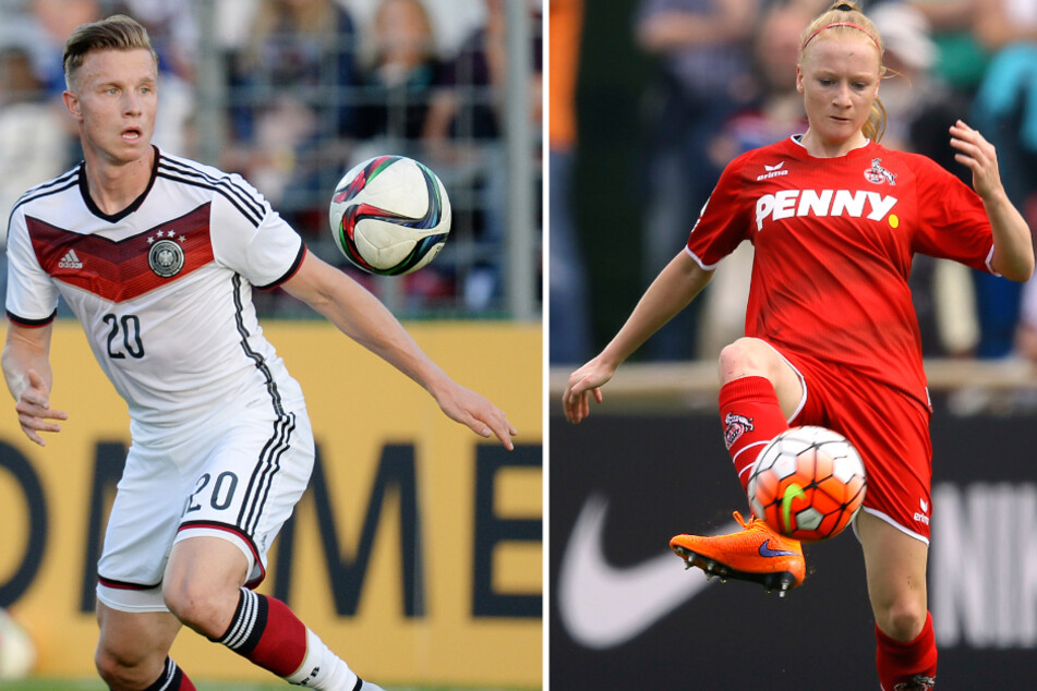 Yannick Gerhardt (29) und seine Schwester Anna (25) laufen beide in der Fußball-Bundesliga auf.