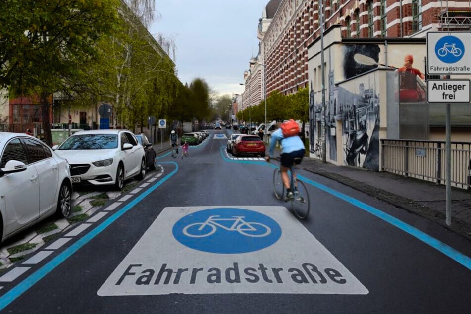 Leipzig: Autoverkehr ade! Auf dieser Leipziger Straße wird ab Montag nur noch Fahrrad gefahren