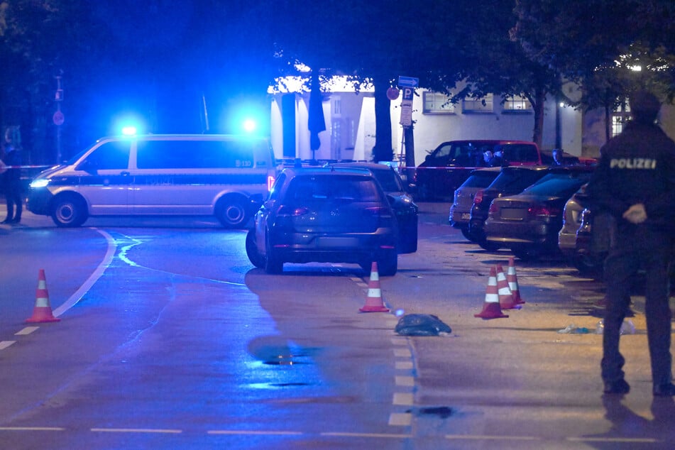 Gegen 20 Uhr packte die Frau das Messer aus.
