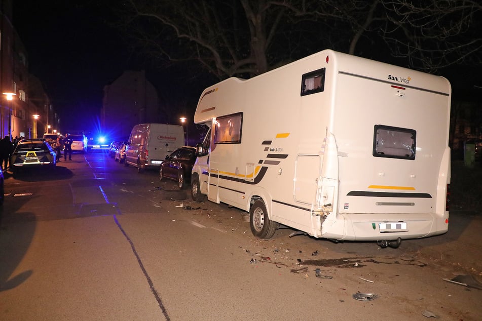 An diesem Wohnmobil blieben 6000 Euro Schaden zurück.