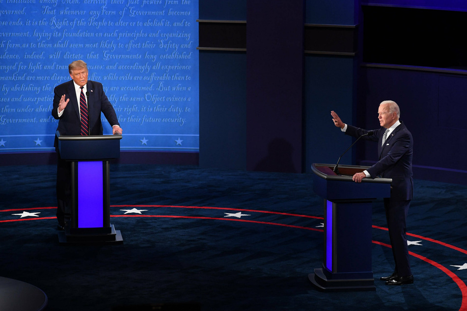 President Trump and Democratic candidate Joe Biden.