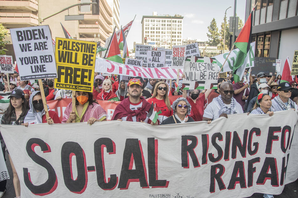 Hundreds of thousands of Americans have protested the Biden administration's unflagging support for Israel as it kills tens of thousands of Palestinian civilians.