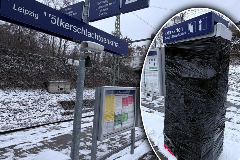 Leipzig: Explosion an S-Bahn-Haltestelle: Täter sprengen Fahrkartenautomat in Leipzig