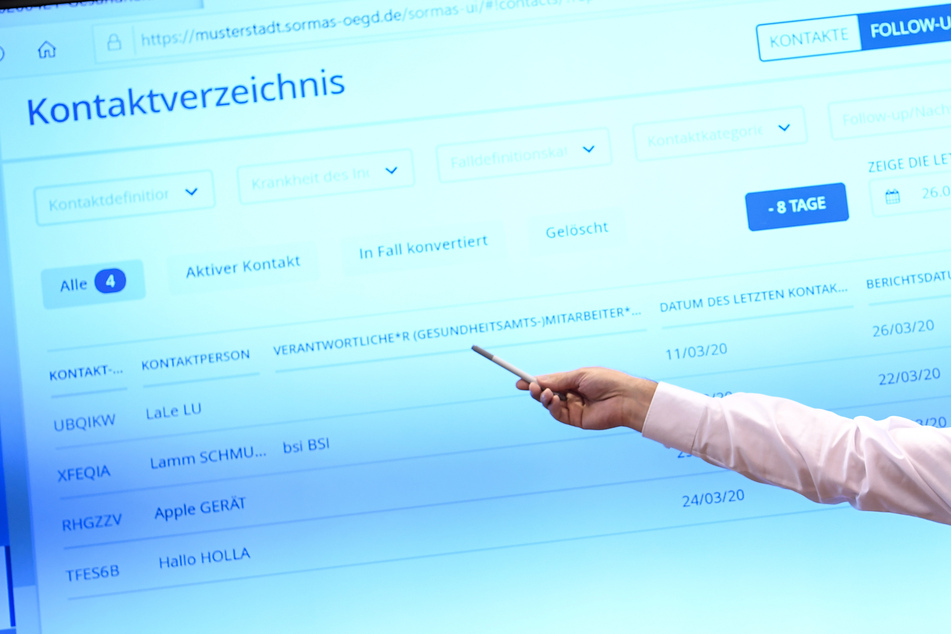 Die meisten Gesundheitsämter in Thüringen nutzen inzwischen das Programm "Sormas" zur digitalen Kontaktnachverfolgung in der Corona-Pandemie. Nur drei fehlen noch.