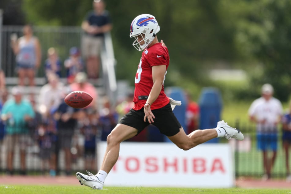 Matt Araiza (22) wurde beim NFL-Draft im April 2022 an 180. Stelle von den Buffalo Bills ausgewählt.