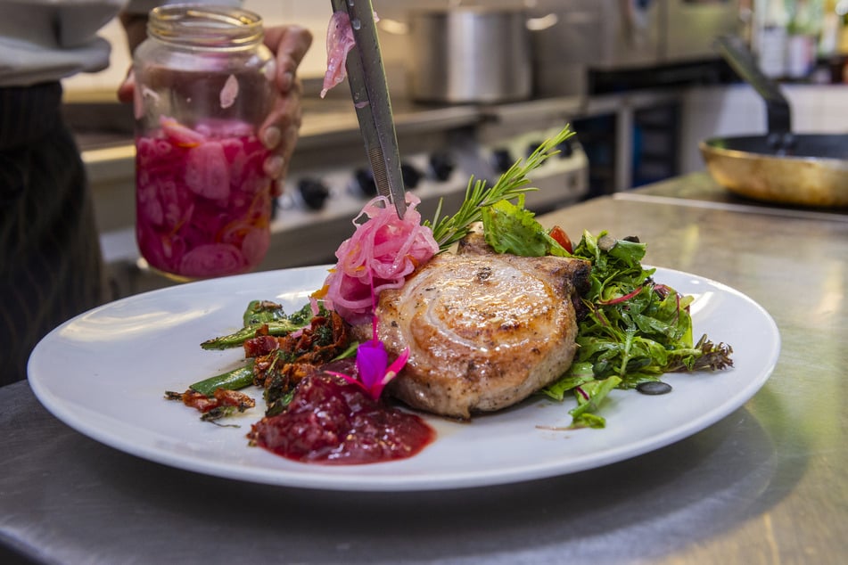 Das Sommermenü gibt es als Fleisch- oder auch vegetarische Variante.
