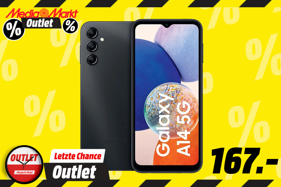 Samsung Galaxy A14 5G für 167 Euro.