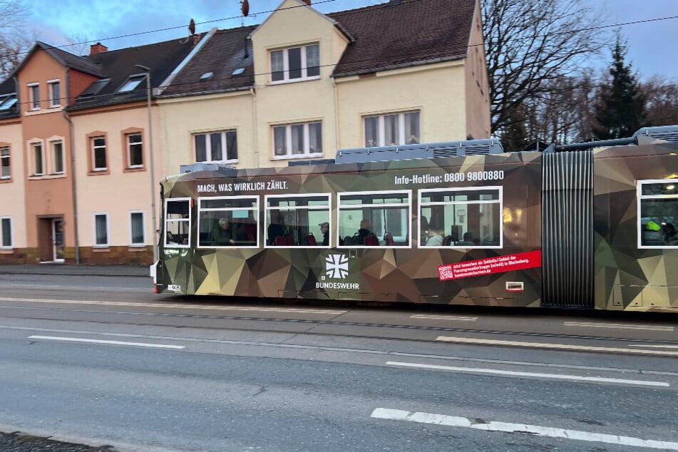 Wenn es nach dem Stadtrat geht, soll in Zwickau künftig keine Bundeswehr-Werbung mehr zu sehen sein.