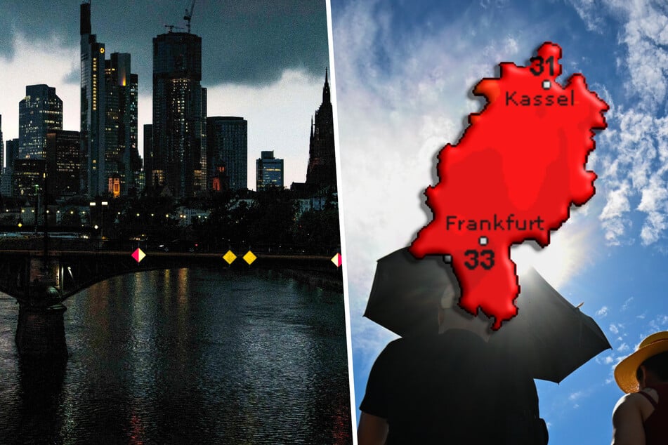 Vor allem im Süden Hessens kann es am Nachmittag zu teilweise auch heftigen Gewittern kommen.