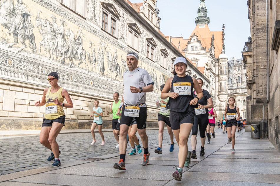 In Dresden findet endlich wieder ein Lauf-Event statt.