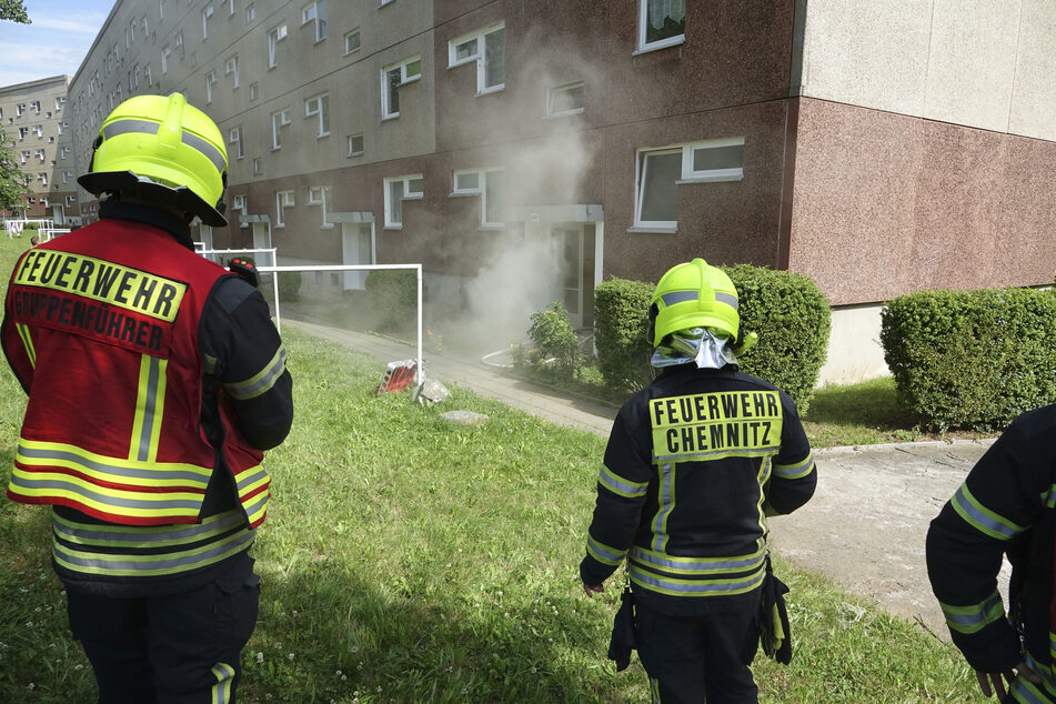 In der Marie-Tilch-Straße ist es zu einem Kellerbrand gekommen.