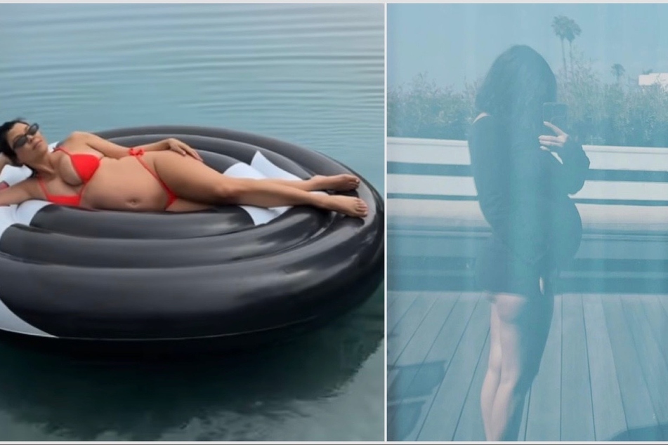 Kourtney Kardashian puts curves on display in latest beach snaps