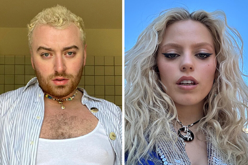 Sam Smith's (l.) new song with Madonna, Vulgar, comes out on June 9, as does Reneé Rapp's (r.) new track, Snow Angel.