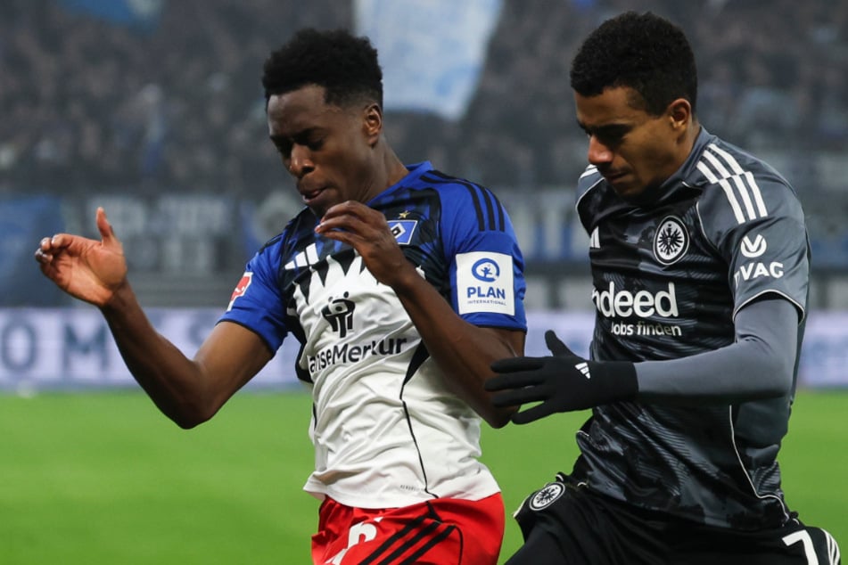 Der HSV und Eintracht Frankfurt kämpfen am Dienstagabend um den Einzug in die nächste Pokalrunde. (Archivfoto)