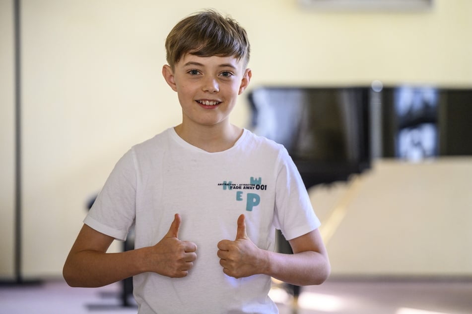 Franz (13) aus Fraureuth will die 12. Staffel von "The Voice Kids" rocken.