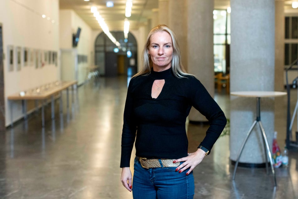 SPD-Stadträtin Kristin Sturm-Karls (41) will den Verkauf an die Millionäre verhindern.