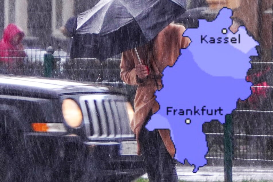 Das Wochenende in Hessen wird regnerisch, wie Wetteronline.de (Grafik) und Deutscher Wetterdienst prognostizieren.
