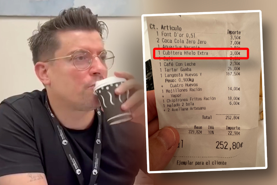 Antonio ist enttäuscht: Bei einer Rechnung von 252,80 Euro hätte er sich etwas Kulanz vom Restaurant erhofft.