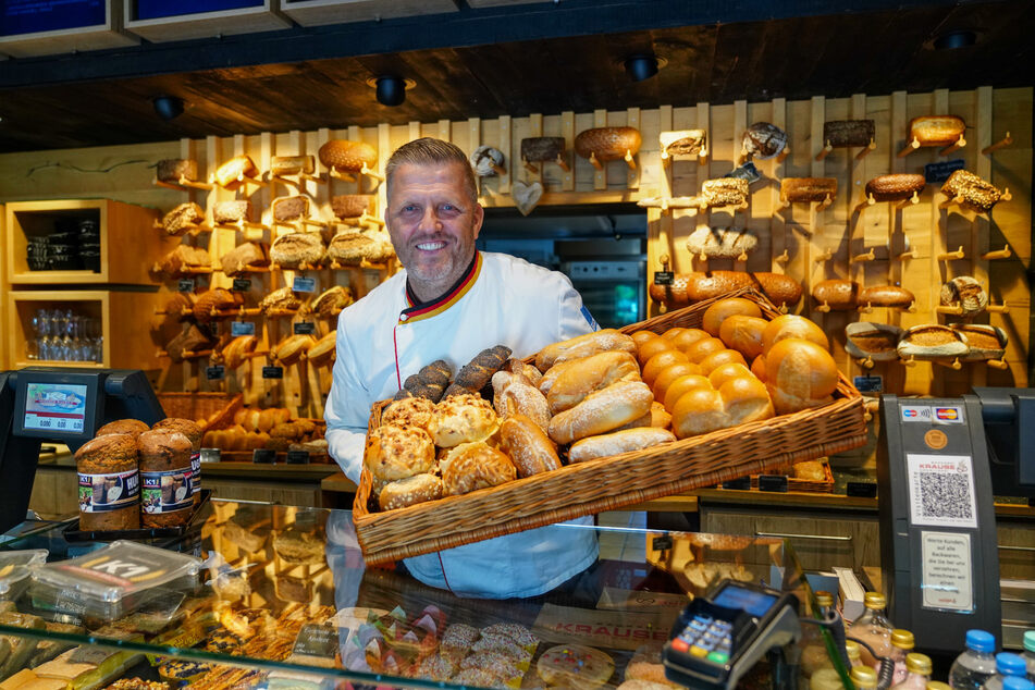 Will mit einer breiten Produktpalette seine Kunden halten: Bäckermeister René Krause (49).