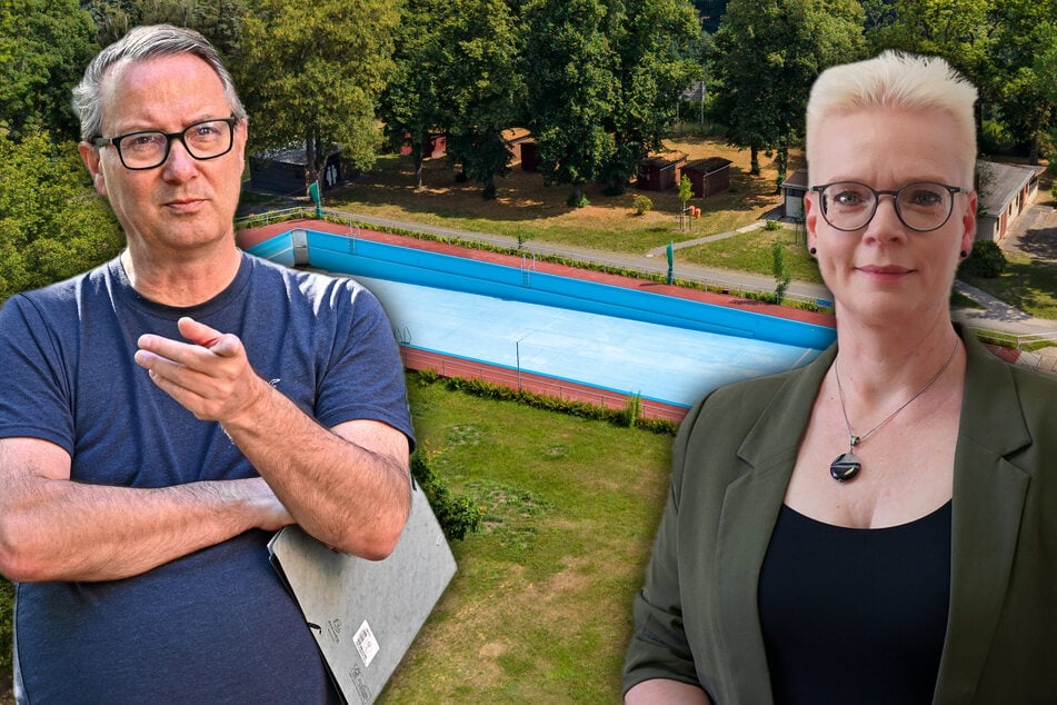 Dresden: "Schlechter Witz!": Kritik am Freibad ohne Wasser