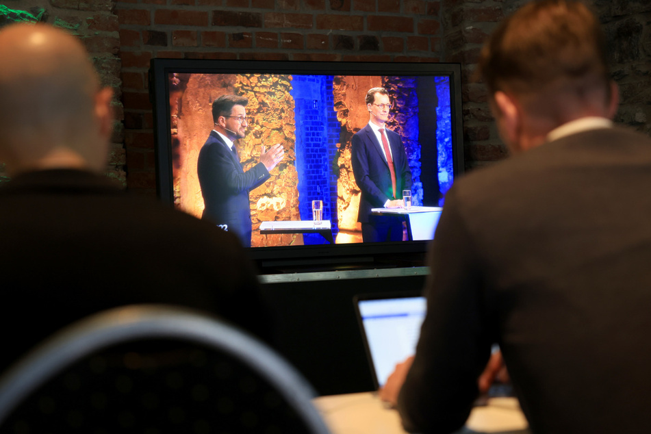 Bei ihrem einzigen TV-Duell haben die Spitzenkandidaten von CDU und SPD insgesamt 75 Minuten lang im WDR-Fernsehen Position zu zentralen Themen bezogen.