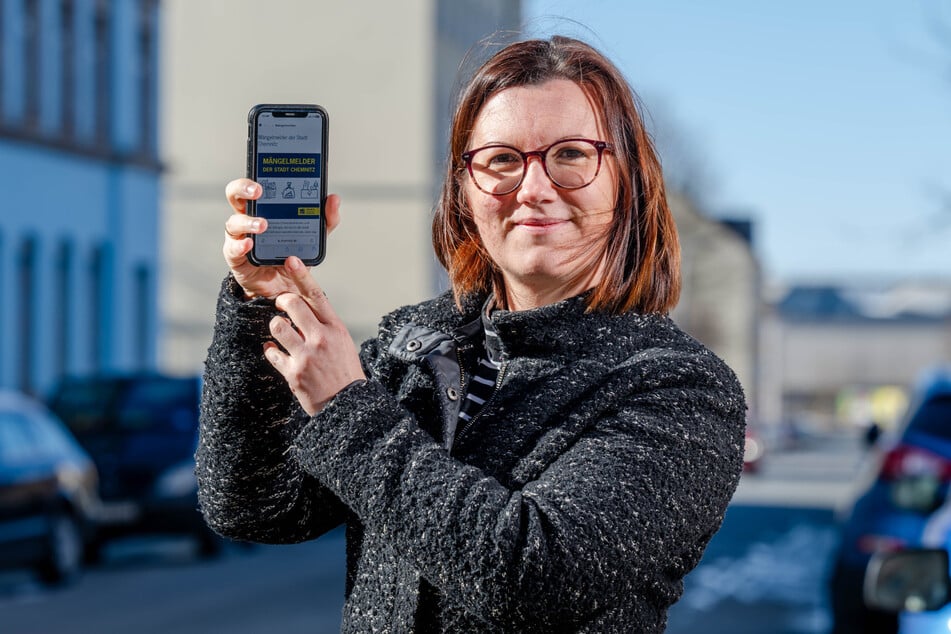 Franziska Degen (36) von der Bürgerplattform Nord-Ost hält den Mängelmelder für eine gute Sache.