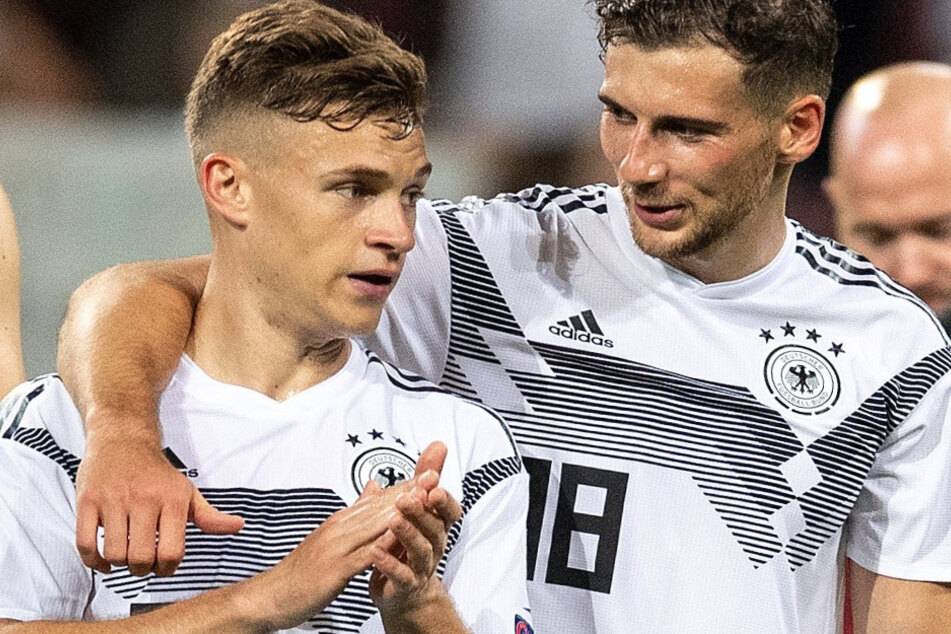 Joshua Kimmich (l.) und Leon Goretzka (r.) werden ausgezeichnet.