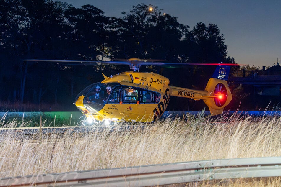 Der 38-Jährige musste mit einem Rettungshubschrauber in ein Krankenhaus geflogen werden.