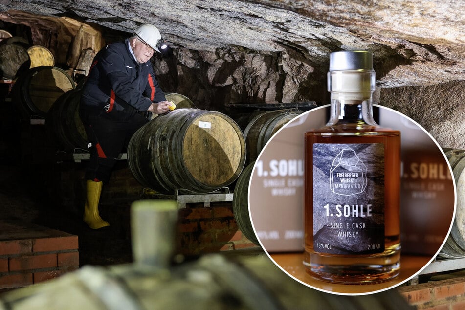 Hier lassen sie in Sachsen den Whisky im Stollen reifen