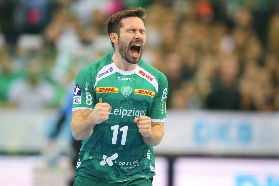 DHfK-Kapitän Lukas Binder erzielte am vergangenen Spieltag sein 1000-Bundesligator für Leipzig und ist heiß auf den Ostklassiker! (Archiv)