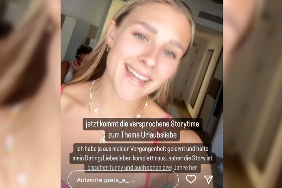 Greta Engelfried (23) plauderte in ihren Instagram-Storys aus dem Nähkästchen und erzählte eine persönliche Geschichte zum Thema "Urlaubsliebe".