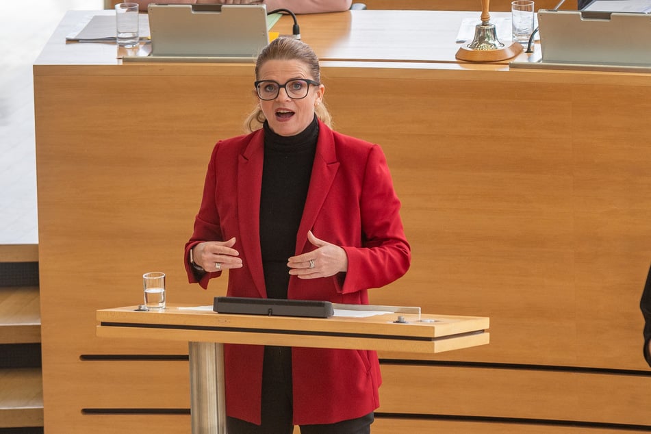 Linken-Fraktionschefin Susanne Schaper (48) hat ihre Sichtweise zum Vorschlag des Ministers dargestellt. (Archivbild)