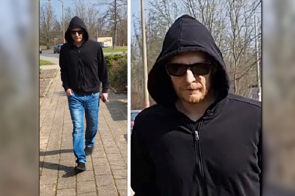 Die Polizei Sachsen-Anhalt veröffentlichte jetzt Bilder, die den Verdächtigen zeigen.