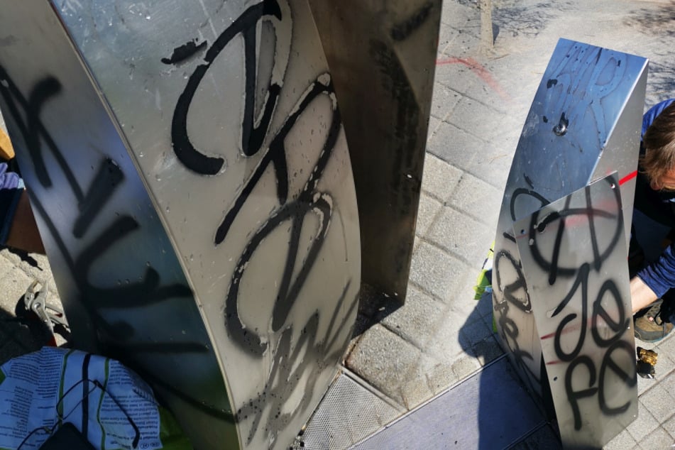 Dresden: Ausgesprudelt: Vandalismus am Trinkwasserbrunnen Alaunplatz